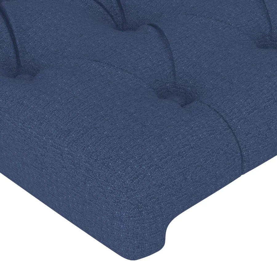 Tête de lit à LED Bleu 160x7x78/88 cm Tissu - 5