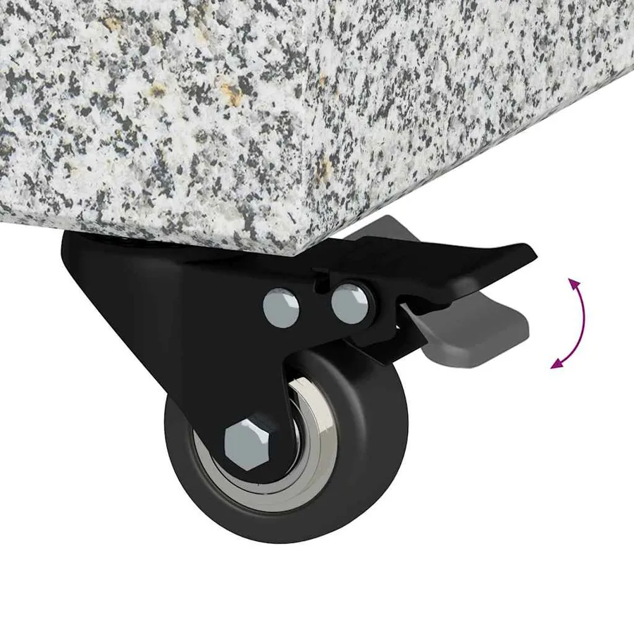 Pied de parasol Gris 45 x 25 x 45 cm Granite - 12