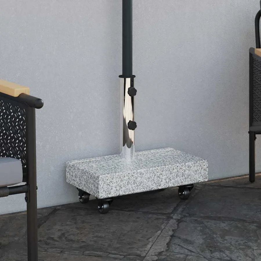 Pied de parasol Gris 45 x 25 x 45 cm Granite - 4