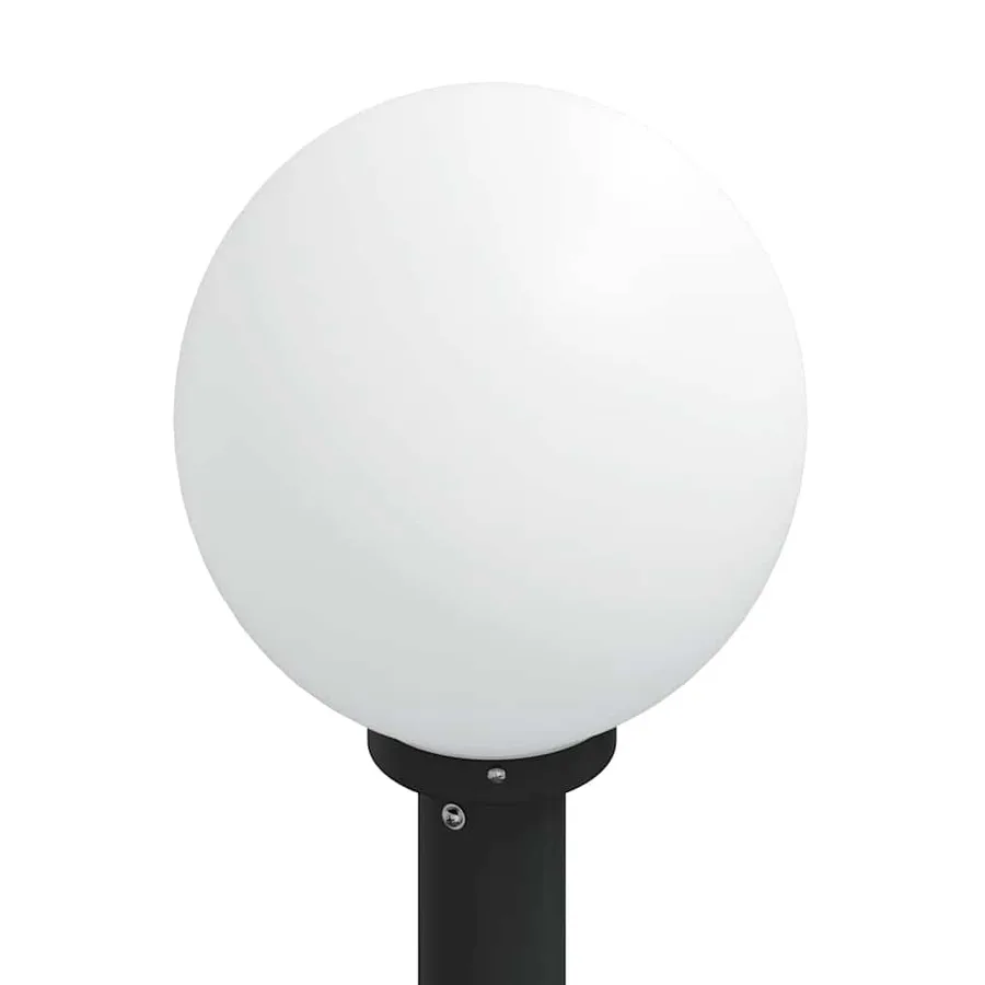 Borne lumineuse avec capteur et prise 120 cm noire IP44 - 7