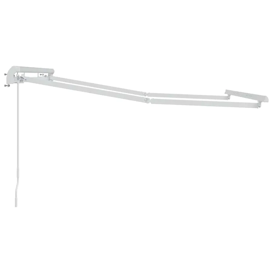 Cadre d'auvent Blanc 2,5 x 2 m Métal - 5