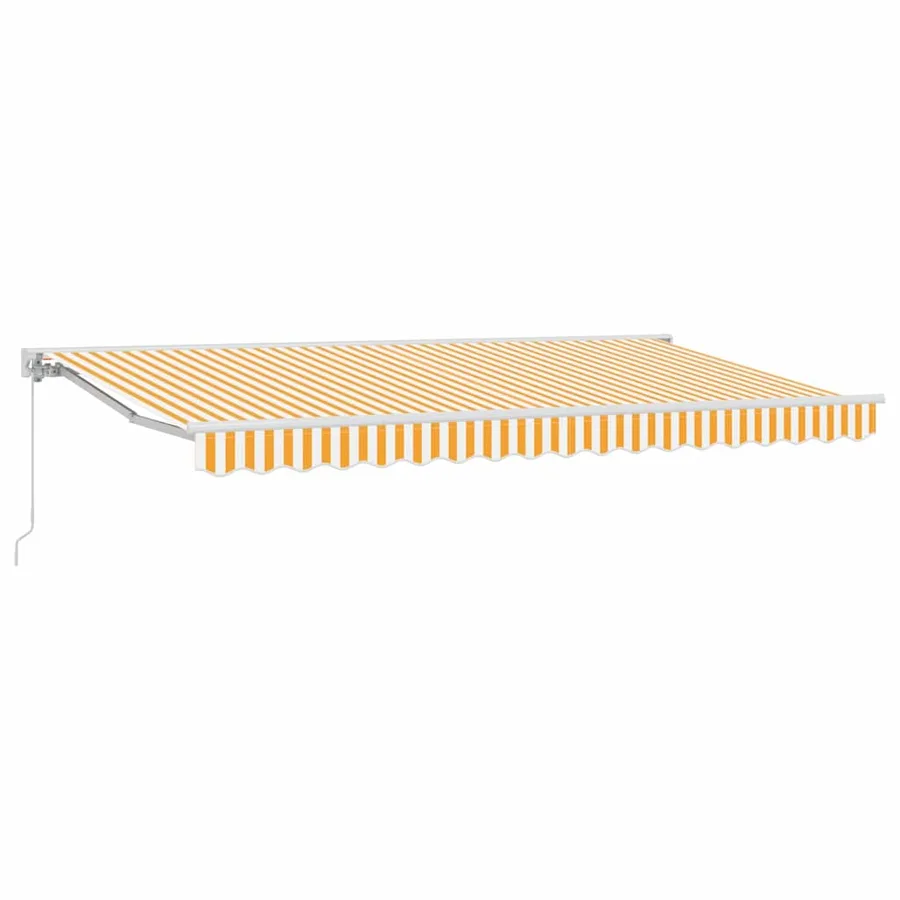 Cadre d'auvent Jaune et blanc 350 x 200 cm - 2
