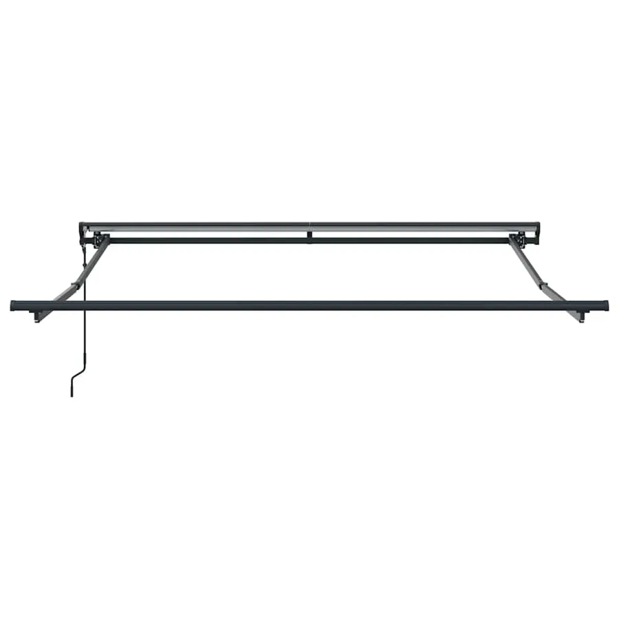 Cadre d'auvent Réglable Anthracite 3 x 2,5 m Acier - 4
