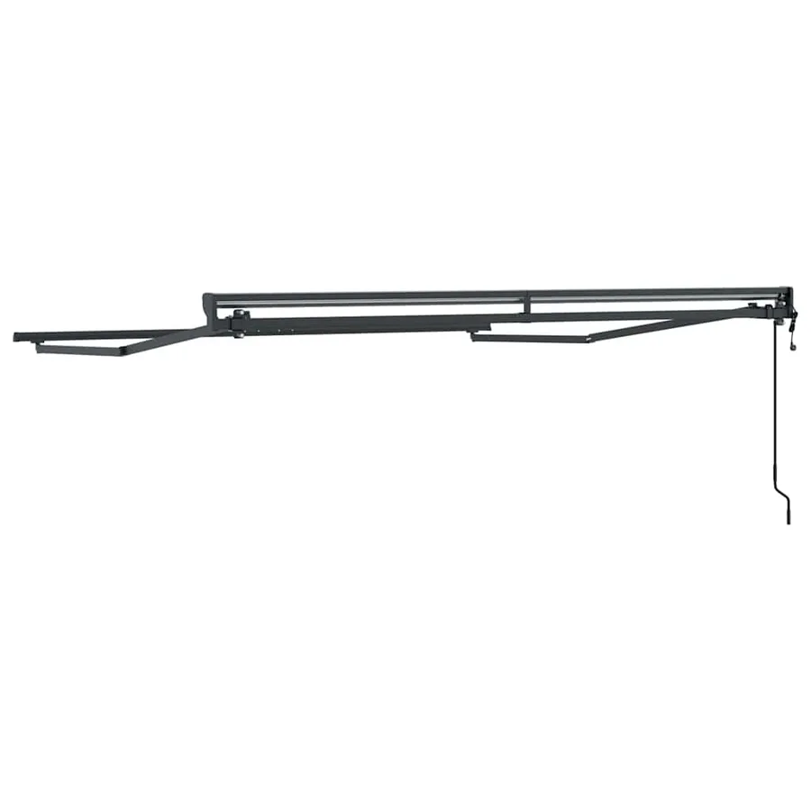 Cadre d'auvent Réglable Anthracite 3 x 2,5 m Acier - 6