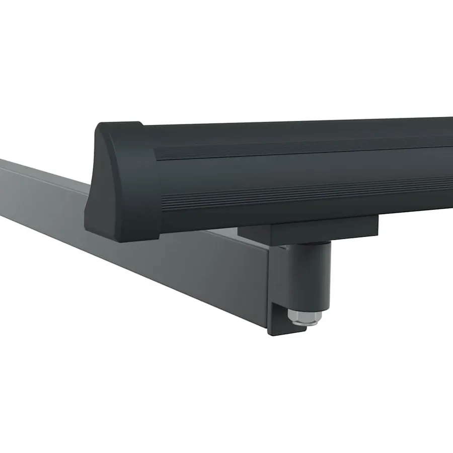 Cadre d'auvent Réglable Anthracite 4 × 3 m Acier - 7