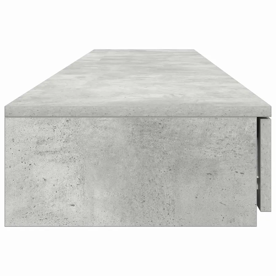 Tiroirs de lit avec tiroir Gris béton 180 x 36,5 x 16,5 cm - 7