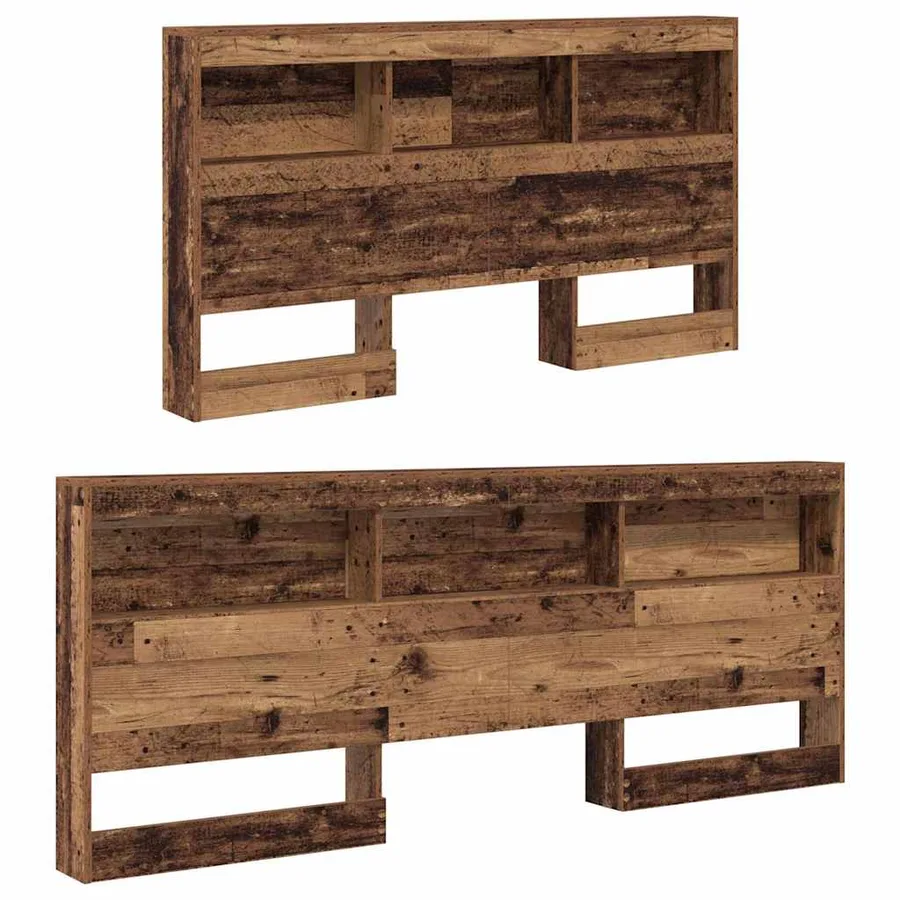 Tête de lit de rangement Bois Ancien 160 cm Bois d'ingénierie - 5