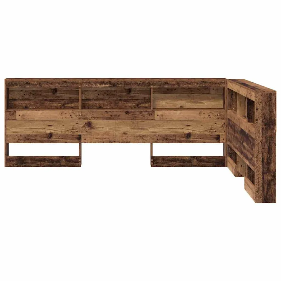 Tête de lit de rangement Bois Ancien 160 cm Bois d'ingénierie - 6