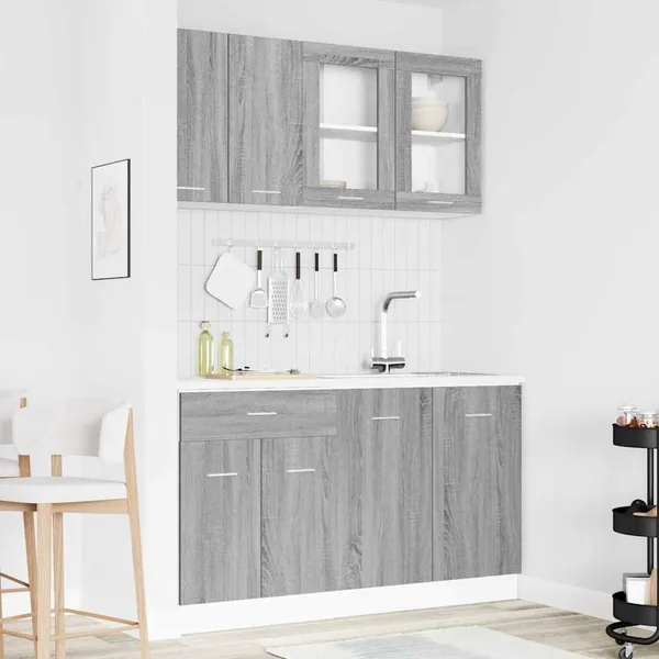 Unité de cuisine Lyon 4 pcs Sonoma gris Bois d'ingénierie