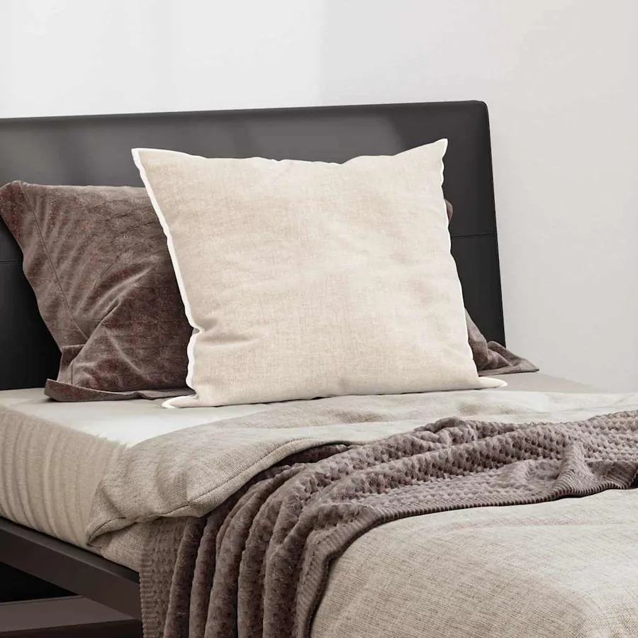 Oreiller avec oreiller Blanc 50 x 70 cm Coton