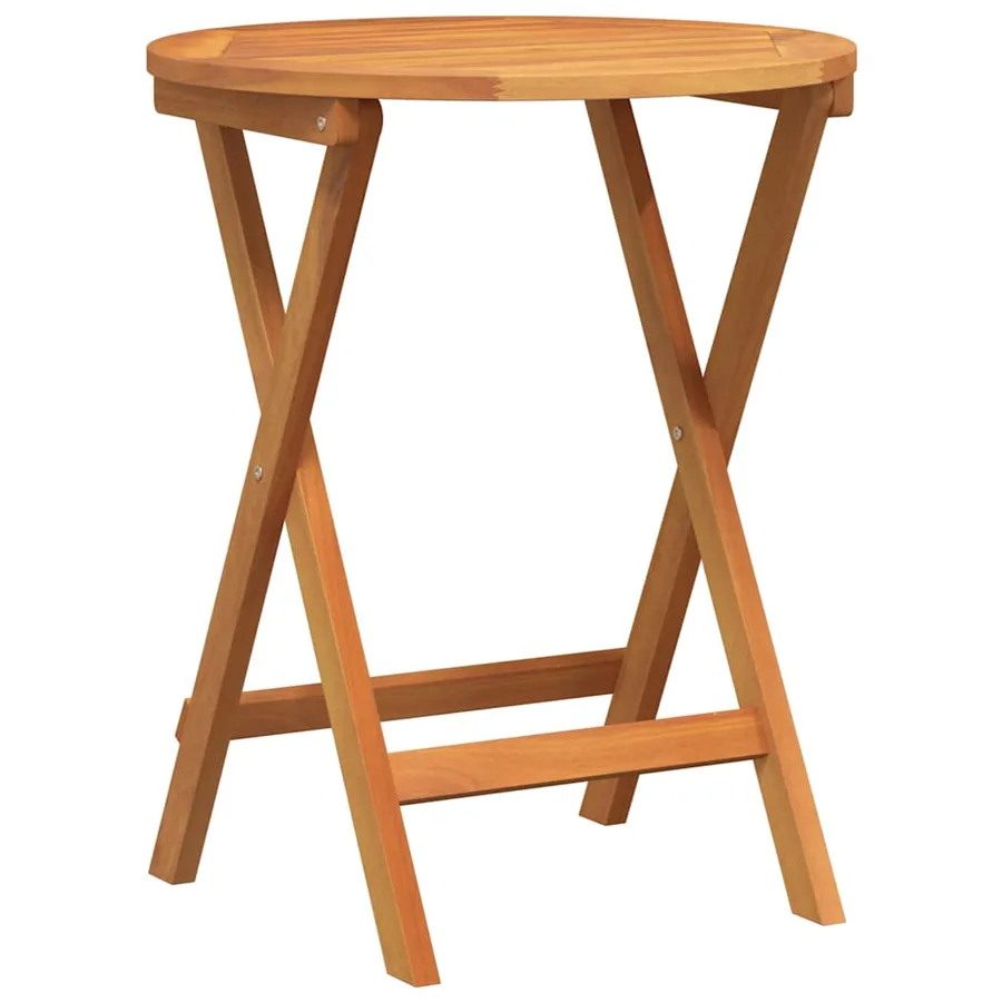 Ensemble de salle à manger pour jardin 3 pcs Huile Naturelle - 5