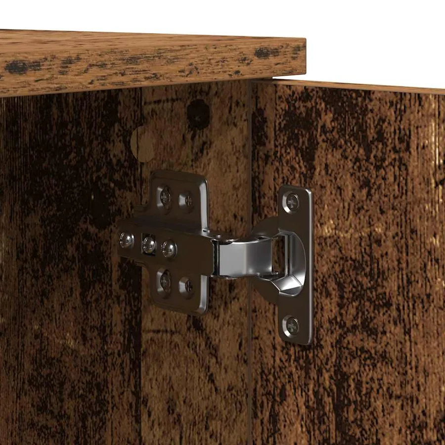 Armoire de rangement 2 pcs Bois ancien 118 x 41 x 40 cm - 12