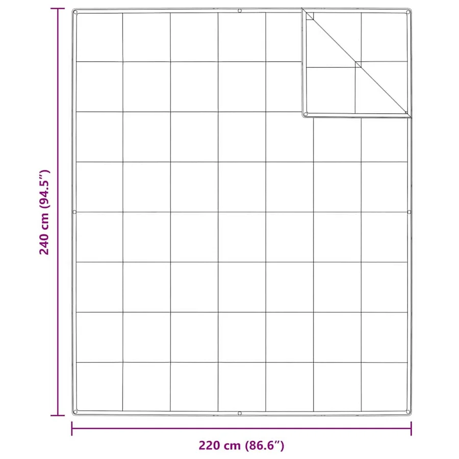 Duvet 2-en-1 Blanc 240 x 220 cm Plume - 10