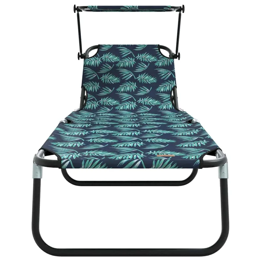 Chaise longue pliante Multicolore 190 x 57 x 81 cm oxford - 4