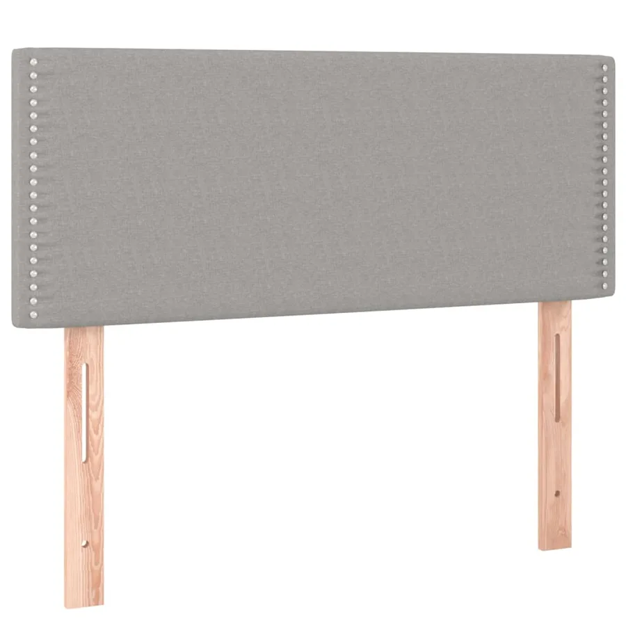 Tête de lit à LED Gris clair 80x5x78/88 cm Tissu - 4