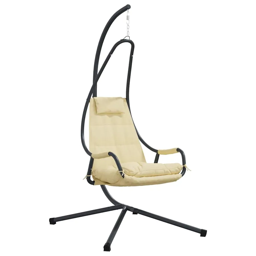 Chaise suspendue Beige 94 x 107 x 196,5 cm Acier - 2
