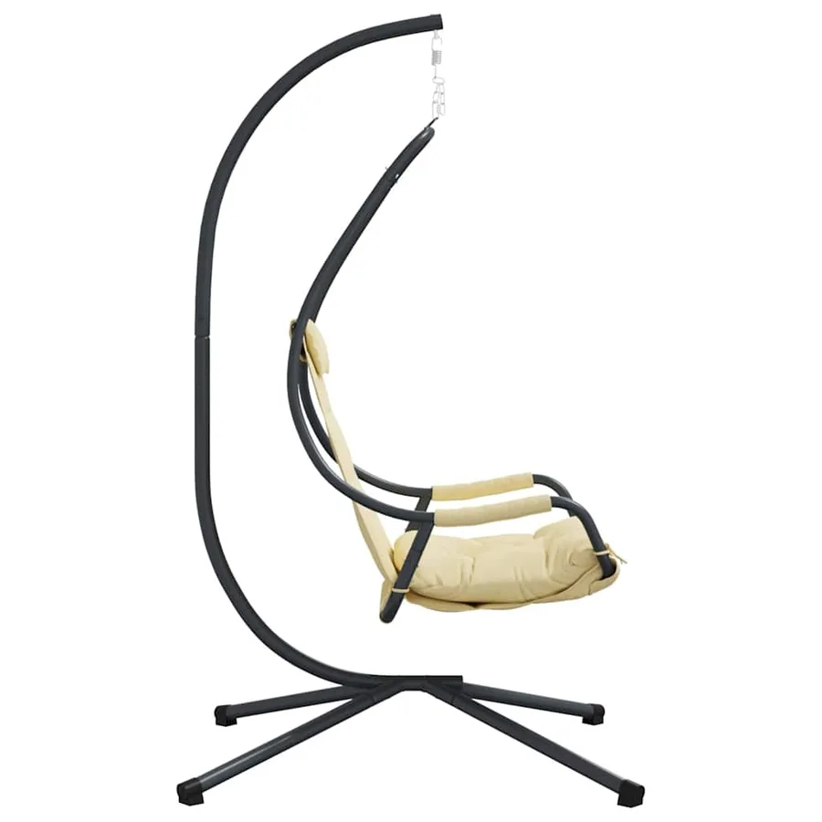 Chaise suspendue Beige 94 x 107 x 196,5 cm Acier - 6