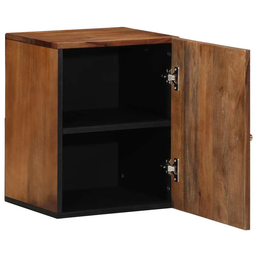 Meuble mural Marron miel 38 x 33 x 48 cm Bois de mangue massif - 2