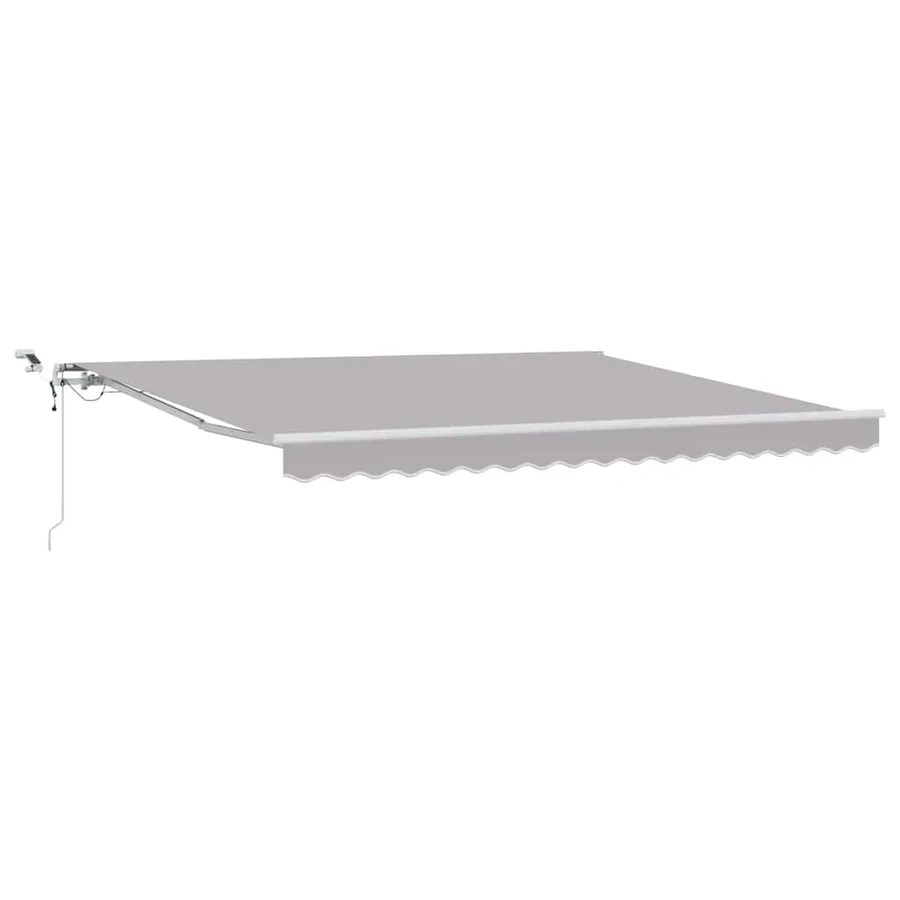 Auvent rétractable Gris clair 400 × 300 cm Polyester - 2