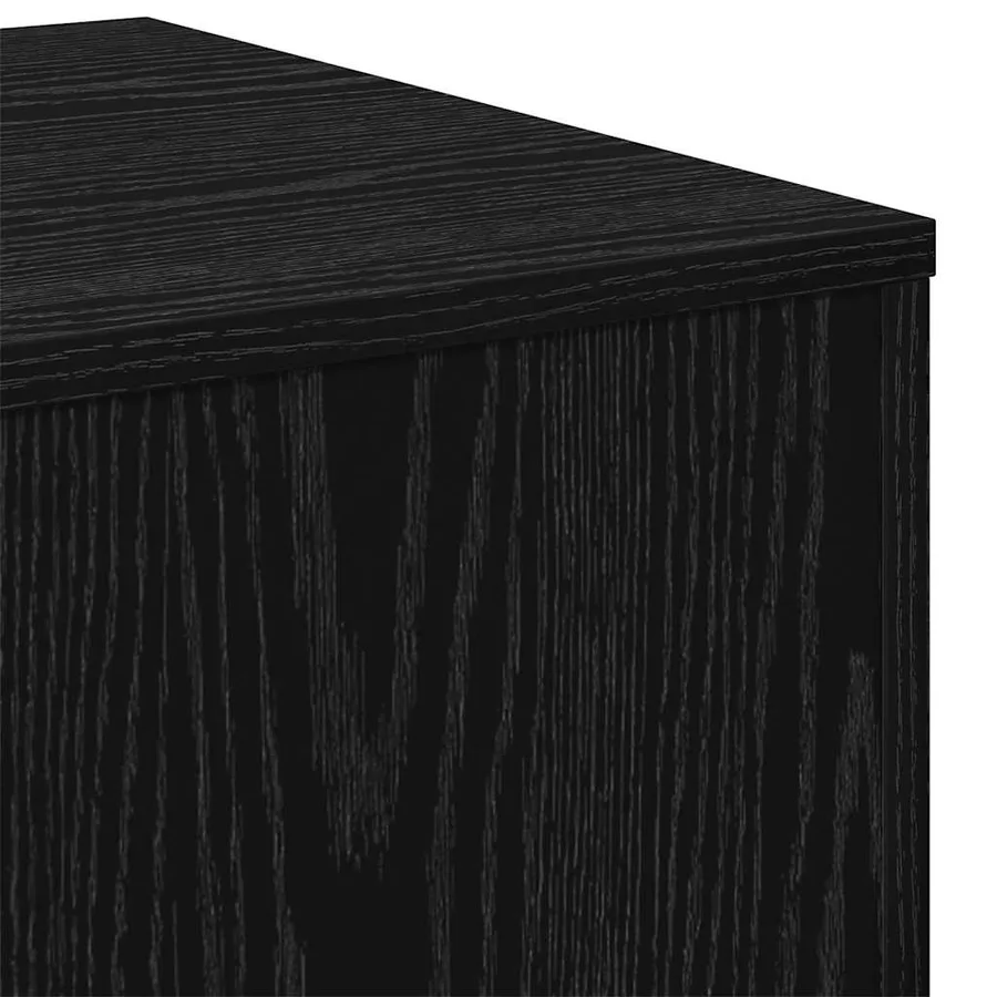 Table Gigogne 3 pcs Chêne noir Bois d'ingénierie - 6