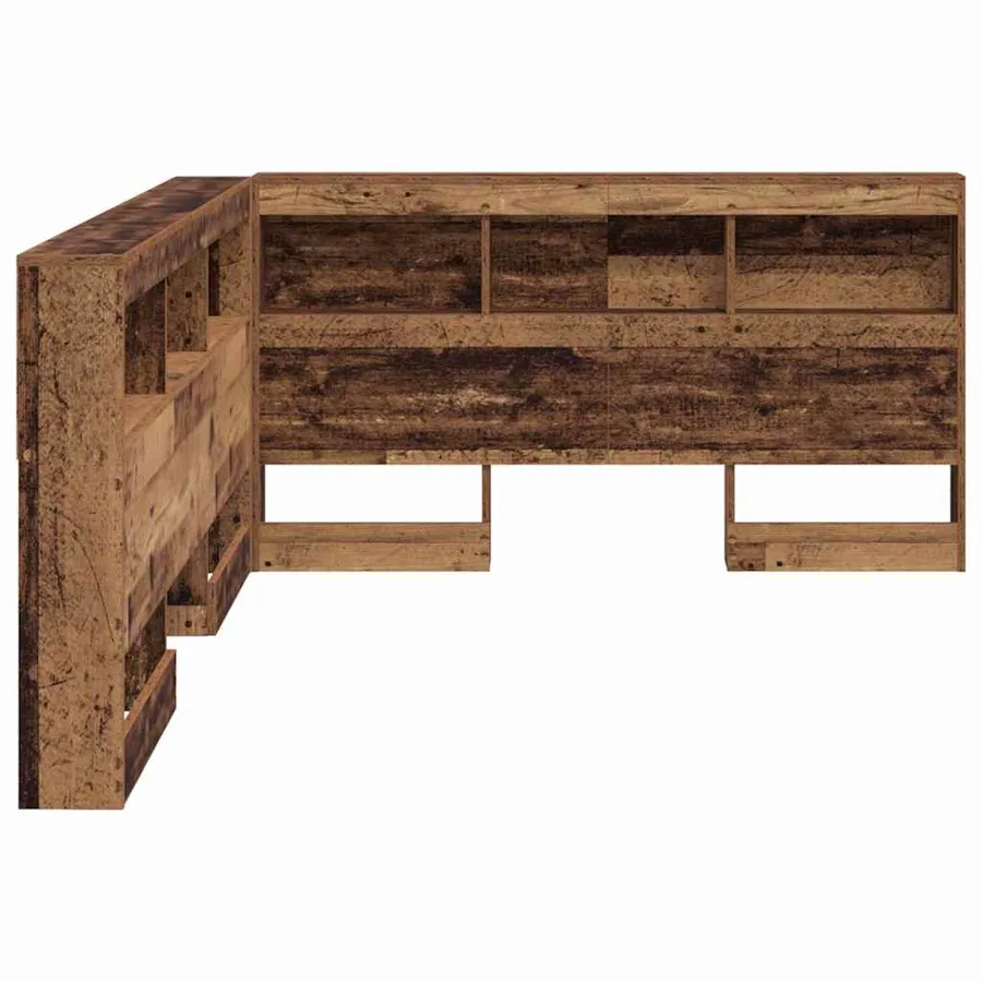 Tête de lit de rangement Bois Ancien 140 cm Bois d'ingénierie - 7