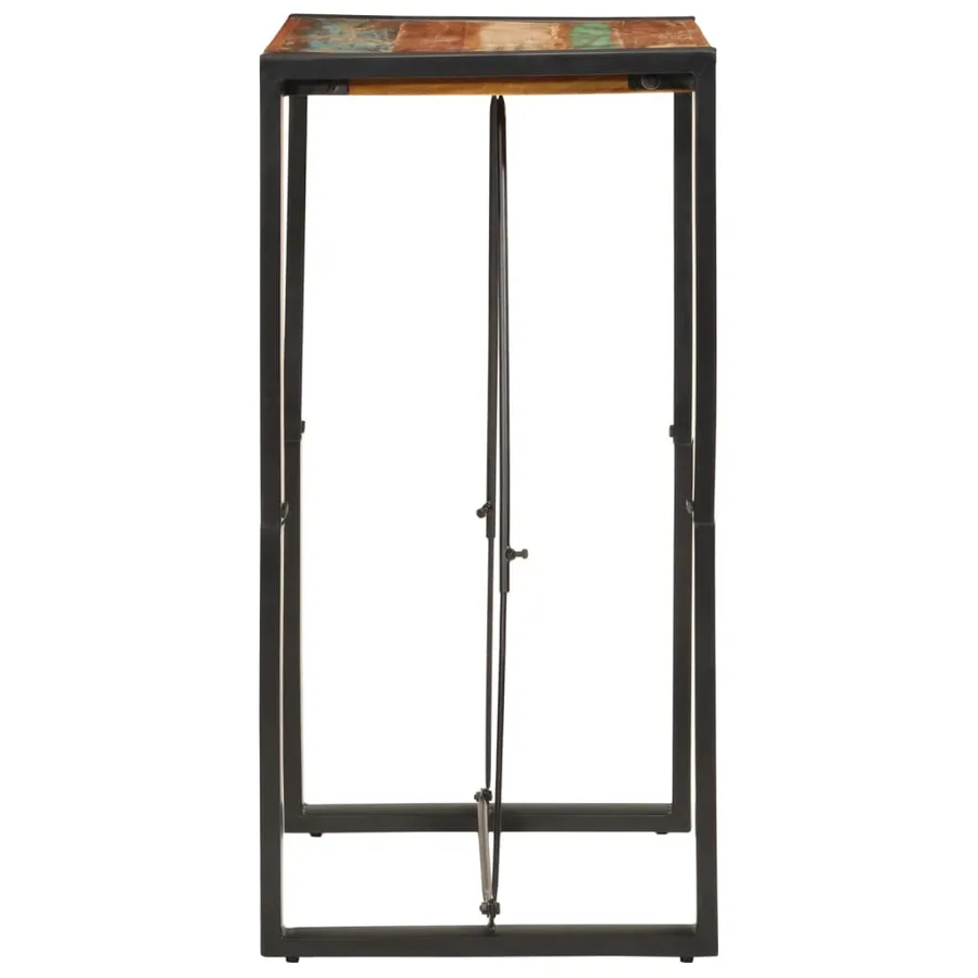 Table de bar 60x55x110 cm bois massif de récupération - 3