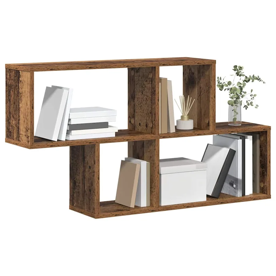 Étagère Murale avec étagère Marron Bois d'ingénierie - 3