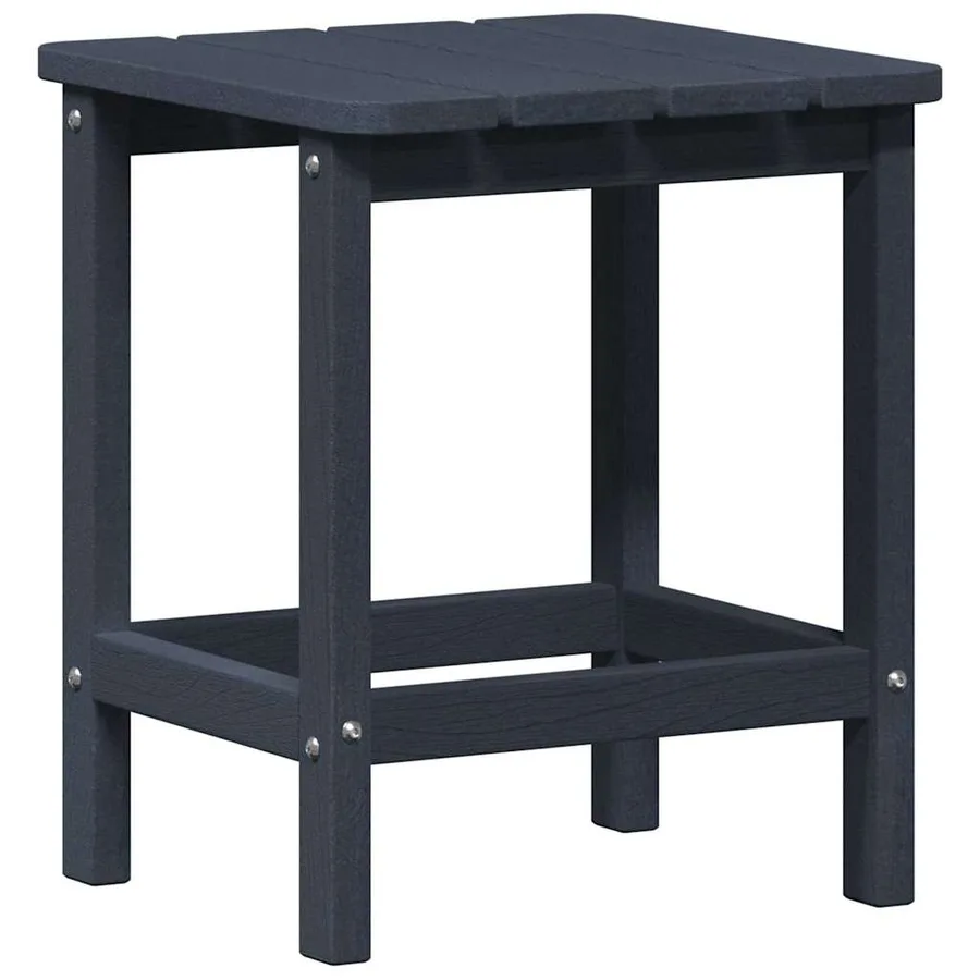 Table d'appoint Bleu marine 38 x 38 x 46 cm Polyéthylène - 2