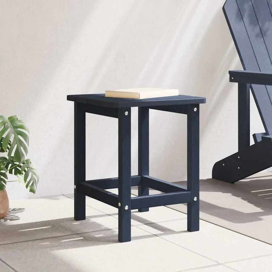 Table d'appoint Bleu marine 38 x 38 x 46 cm Polyéthylène - 4