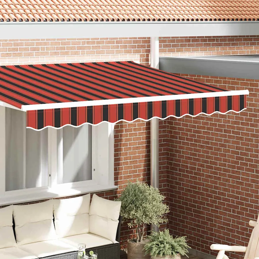 Remplacement de lambrequin Orange / Noir / Jaune 3 m Polyester