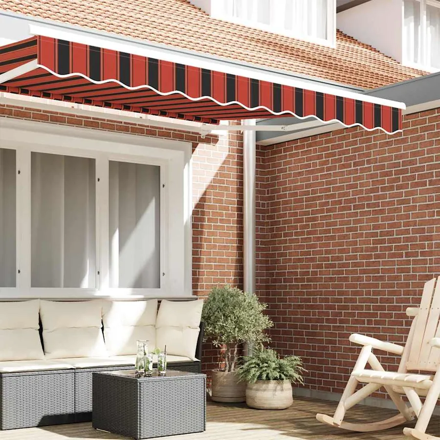 Remplacement de lambrequin Orange / Noir / Jaune 3 m Polyester - 3