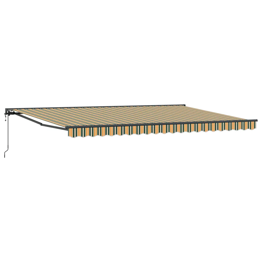 Cadre d'auvent Vert et jaune 500 × 300 cm - 2