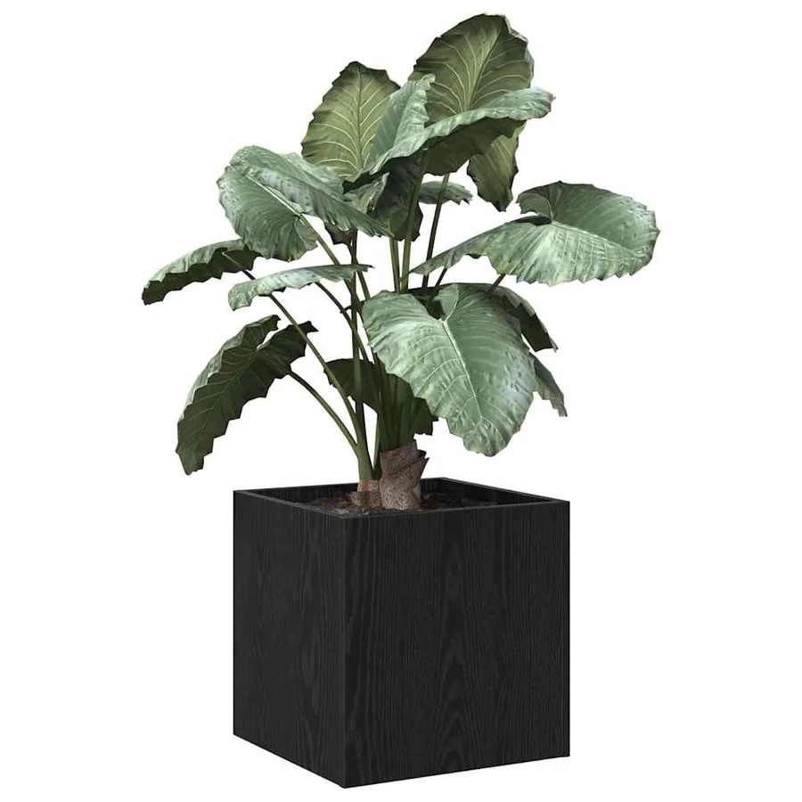 Boîte à plantes Chêne noir 40 x 40 x 40 cm Bois d'ingénierie - 3