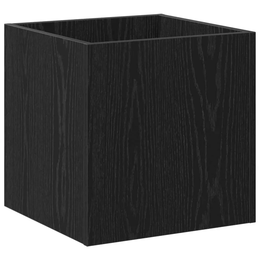 Boîte à plantes Chêne noir 40 x 40 x 40 cm Bois d'ingénierie - 5