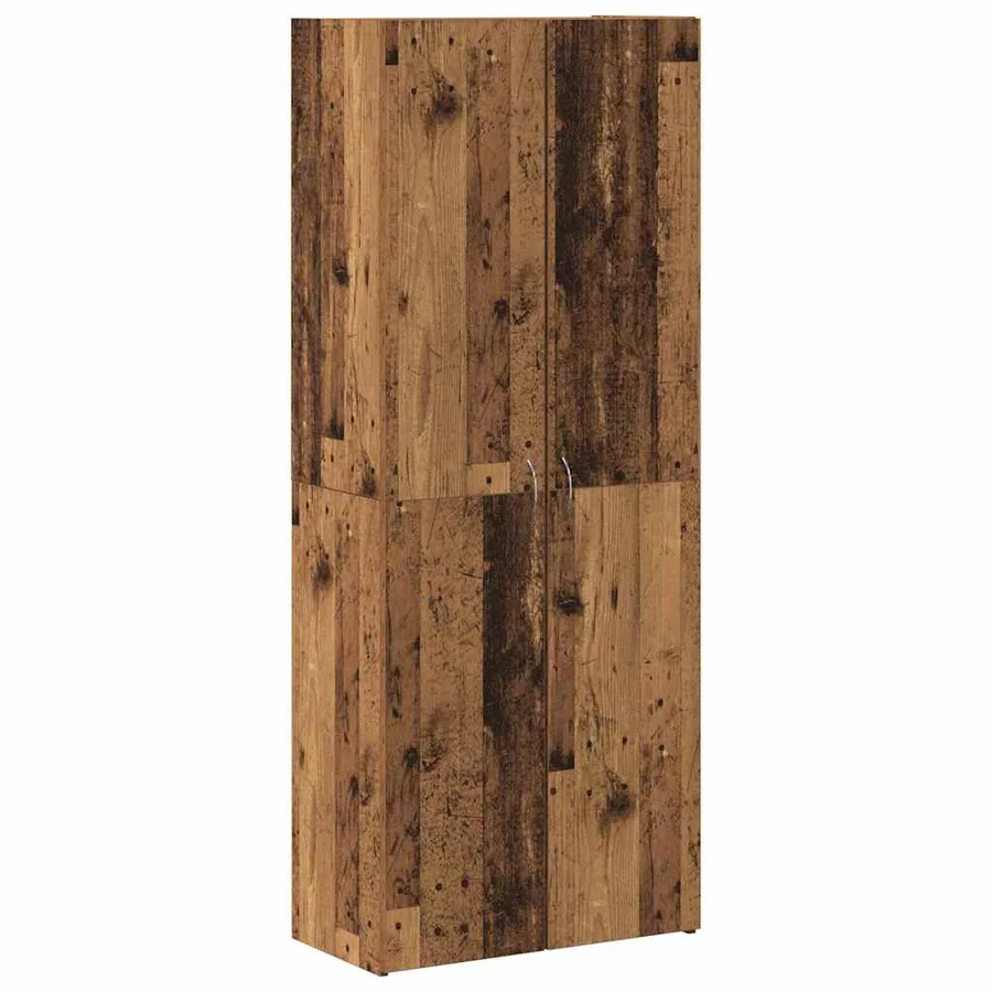 Cabinet de Bureau Bois ancien 60 x 32 x 152,5 cm - 2