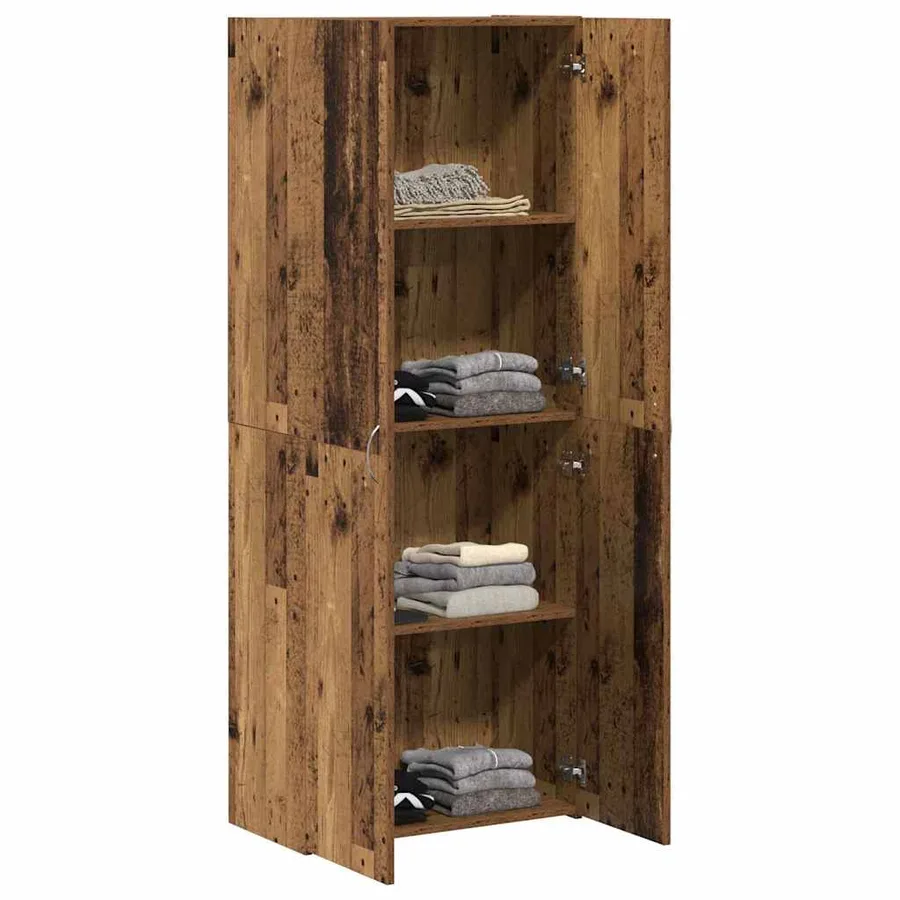 Cabinet de Bureau Bois ancien 60 x 32 x 152,5 cm - 3