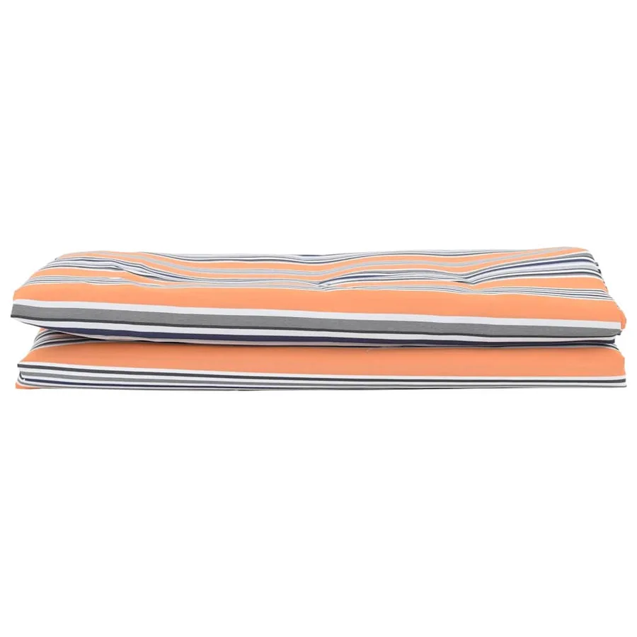 Toile de rechange pour auvent Bleu et Orange 1000 x 160 cm - 2