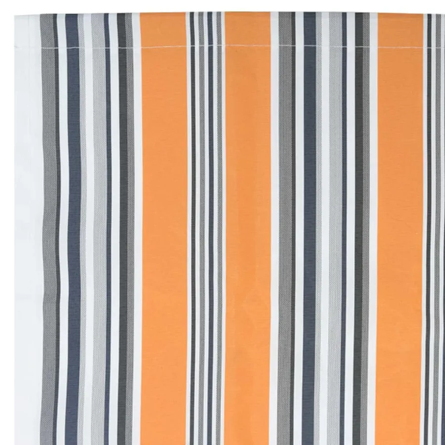 Toile de rechange pour auvent Bleu et Orange 1000 x 160 cm - 4
