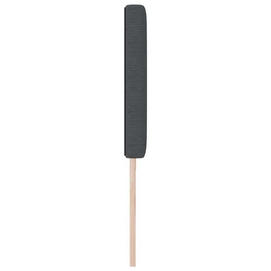 Tête de lit LED Gris foncé 200 cm Tissu en velours côtelé - 6