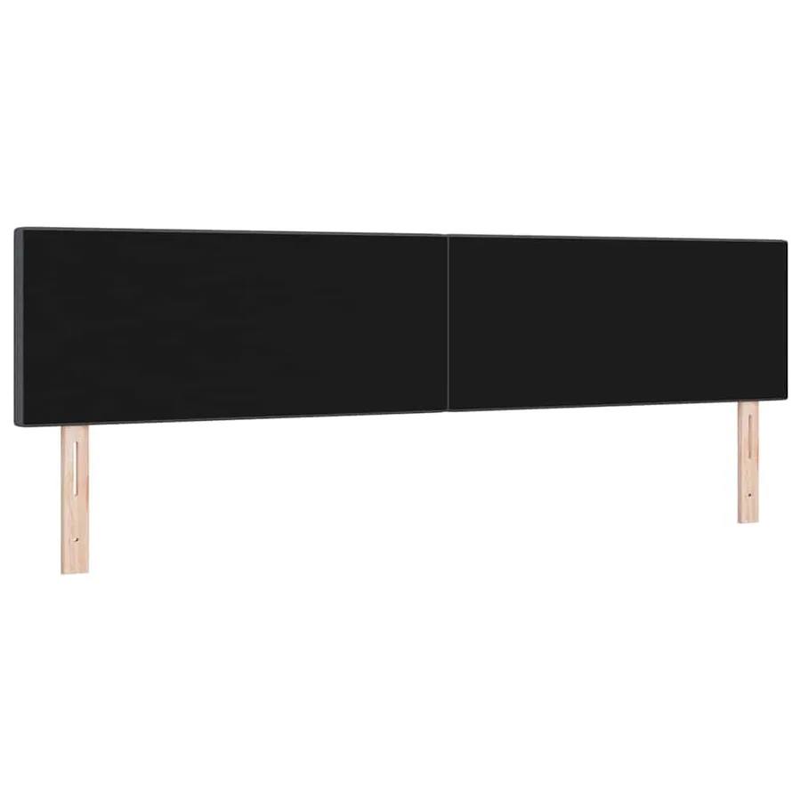 Tête de lit LED Gris foncé 200 cm Tissu en velours côtelé - 7