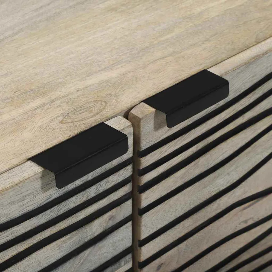Table basse Blanc 80 x 50 x 40 cm Bois d'ingénierie - 7