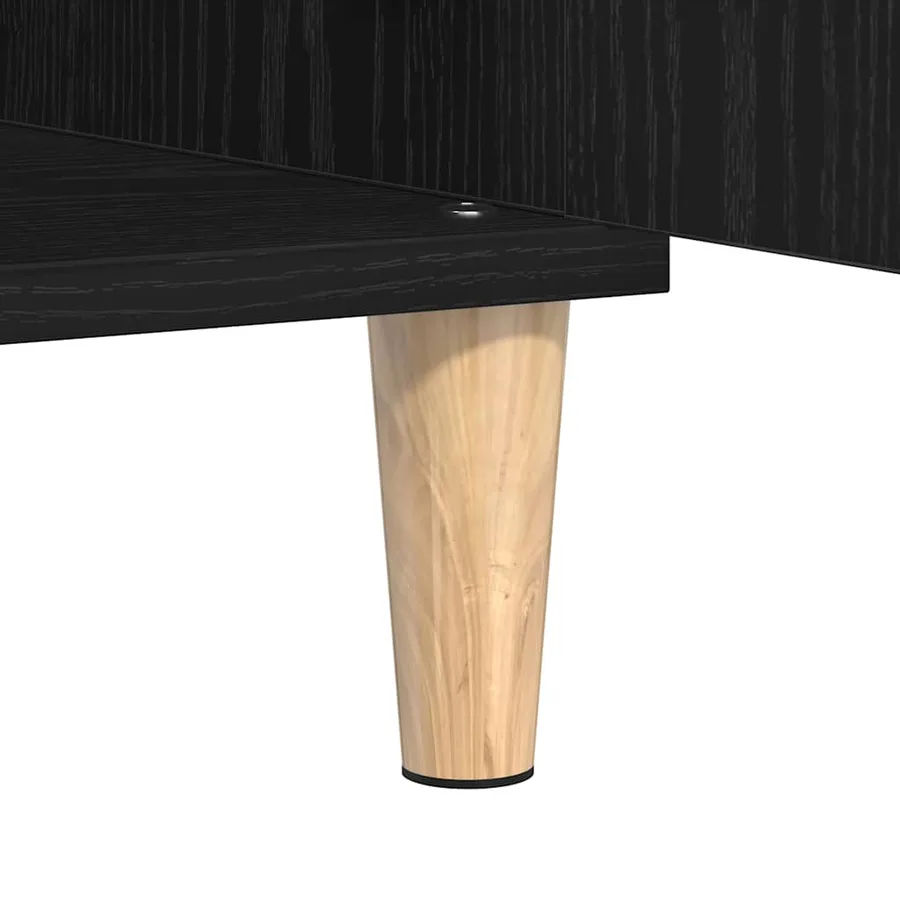 Buffet Chêne noir 60 x 35 x 70 cm Bois d'ingénierie - 8