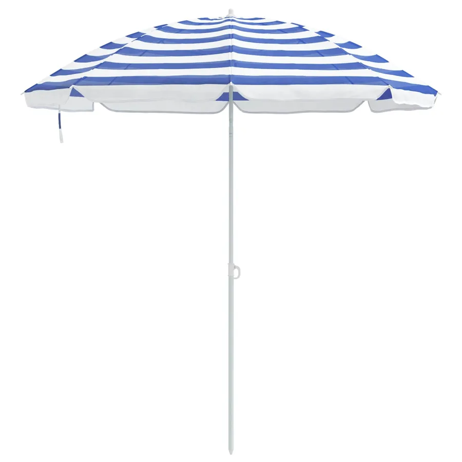 Parasol de jardin polyester 170T Bleu et Blanc - 4