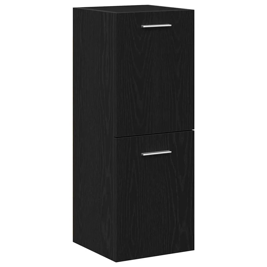 Ensemble de mobilier de salle de bain 4 pcs Chêne noir - 5