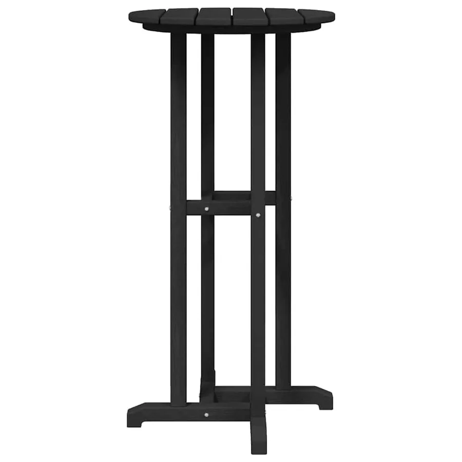 Ensemble de bar de jardin 3 pcs Noir HDPE - 6