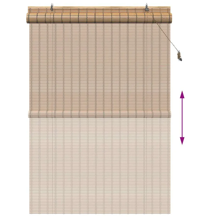 Store enrouleur Nature 140 x 220 cm Bambou - 13