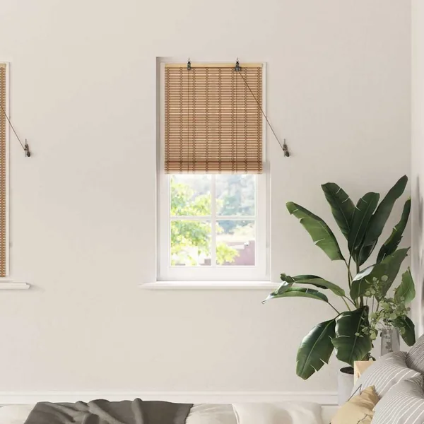 Store enrouleur Nature 60 x 160 cm Bambou