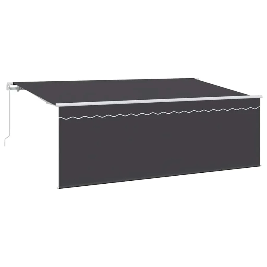 Auvent Rétractable Anthracite 350 x 200 cm - 2