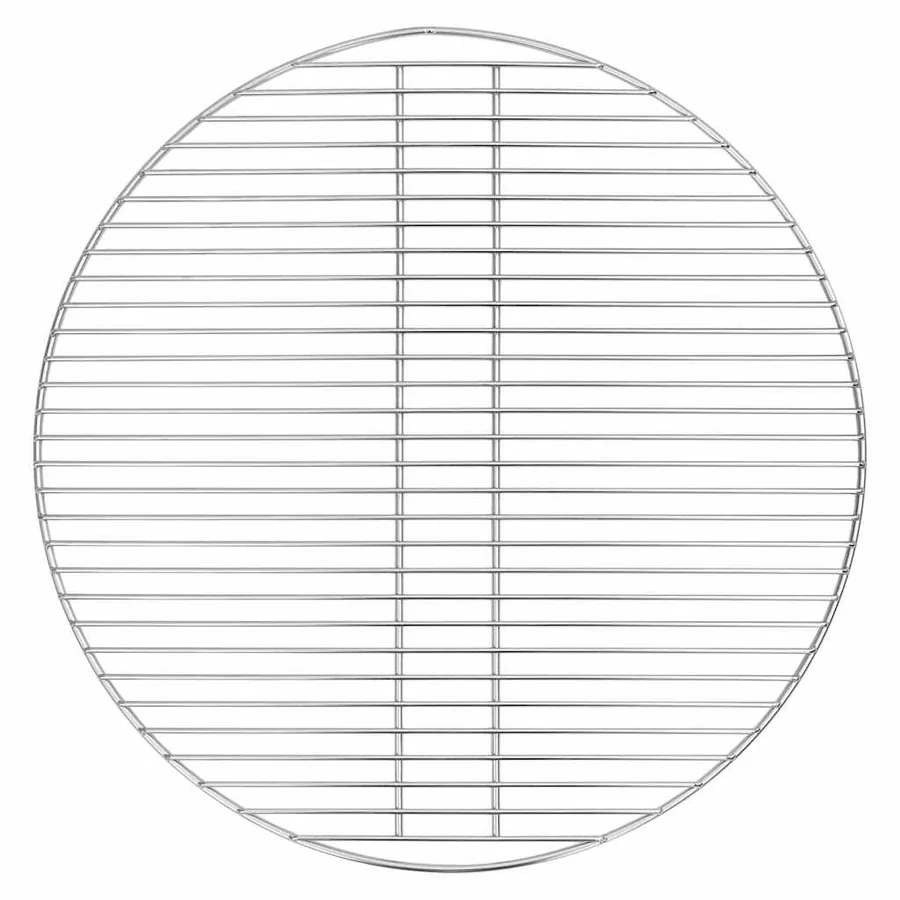 Grille de barbecue Argenté 57 x 57 cm Acier inoxydable