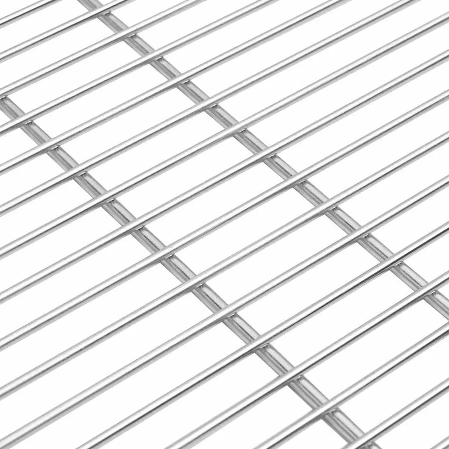 Grille de barbecue Argenté 57 x 57 cm Acier inoxydable - 4